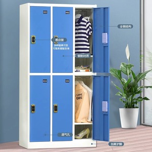 ตู้เก็บของเหล็ก 4 ชั้น Crown Colorful Lockers พร้อมกุญแจล็อคสำหรับสำนักงาน - Product Image 1