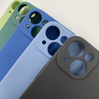 Coque de téléphone en TPU souple et colorée pour iPhone 15, étanche, antichoc, protection de l'appareil photo, coque pour iPhone 14