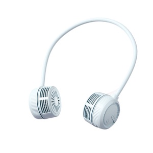 พัดลม USB กลางแจ้งสำหรับคนขี้เกียจแบบพกพาพับได้พัดลมห้อยคอแรงลมสูงพัดลมขนาดเล็ก5V พัดลมห้อยคอแบบข้ามพรมแดน - Product Image 1