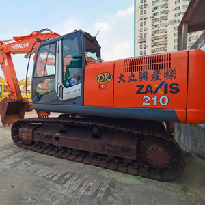 Maquinaria de Construcción, Excavadora Usada HITACHI ZX210 de 21 Toneladas, Excavadora de Segunda Mano ZX120 ZX200-3G ZX350-3G de Alta Eficiencia - Product Image 1