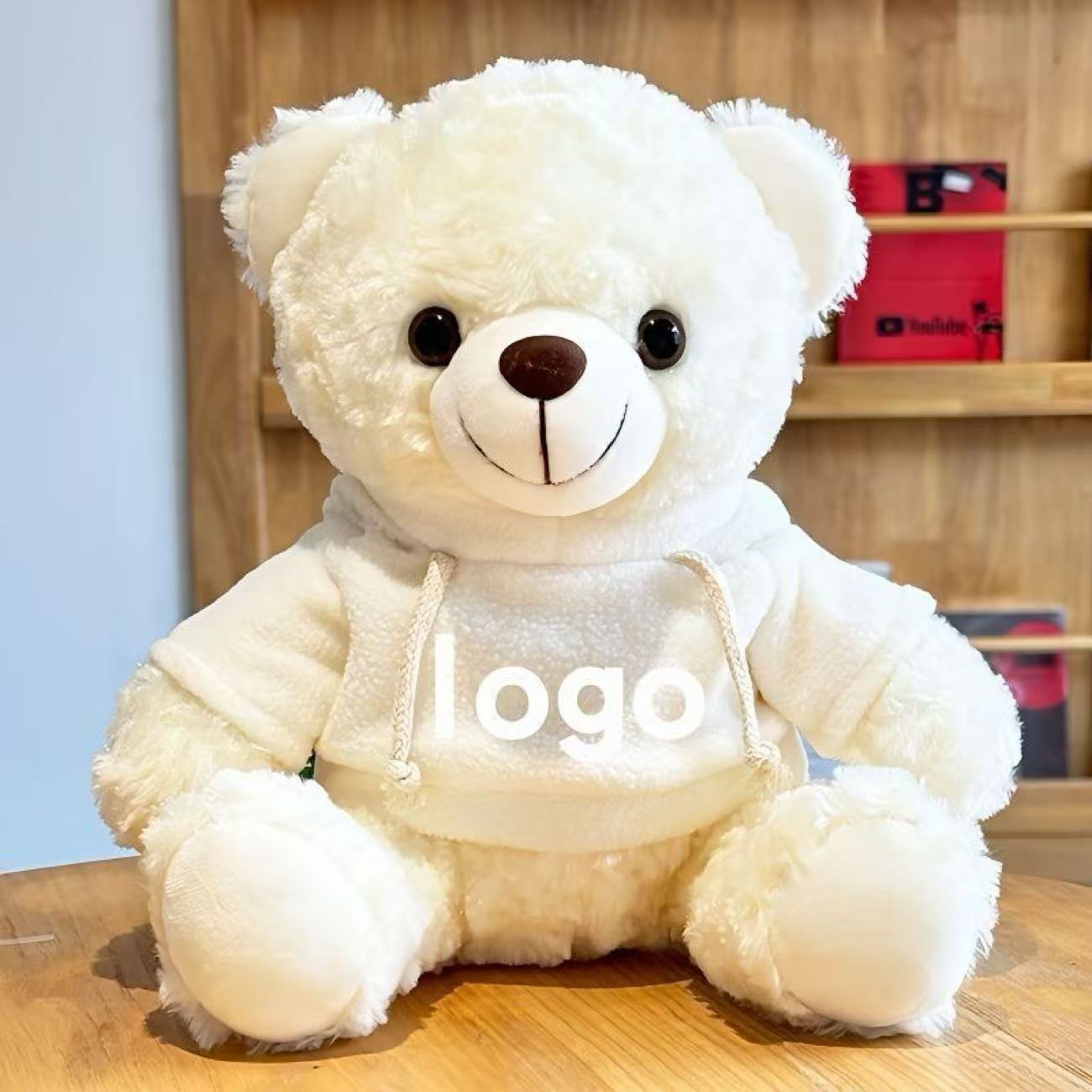 Orso bianco-felpa bianca