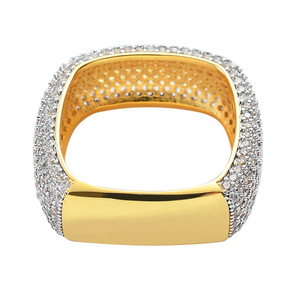 BES New Hip Hop Weiß<span class=keywords><strong>gold</strong></span> gefüllt Iced Out <span class=keywords><strong>Ring</strong></span> Schmuck CZ vergoldet Zirkonia Diamant Hip Hop Frauen Männer <span class=keywords><strong>Ring</strong></span> für Männer - Product Image 4