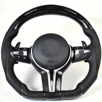 Volant en fibre de carbone de qualité supérieure compatible avec BMW F10 F20 X5 X6 X4 F30 F32 F33 F34 F35 X3 F25 F36 F80 F22 F23 E46 E90 E60