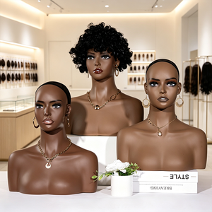 Têtes de mannequins réalistes de qualité supérieure pour la présentation de perruques et les accessoires de merchandising visuel de luxe pour magasins - Product Image 2