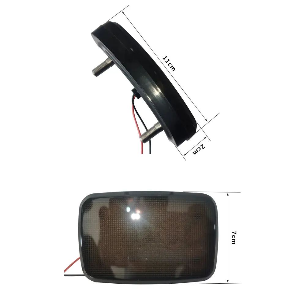 Lantsun J391 lampu belakang kiri mundur, lampu ekor untuk Jeep Wrangler JK 2007 2017