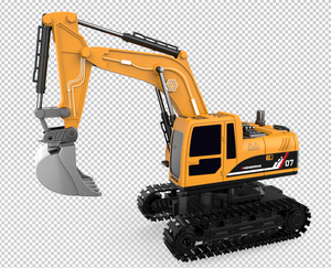 Hoge Kwaliteit Kids <span class=keywords><strong>Rc</strong></span> Speelgoed Voertuig Draadloze Controle Auto Pvc Scale Down Afstandsbediening Speelgoed Graafmachine Voor Kinderen - Product Image 4