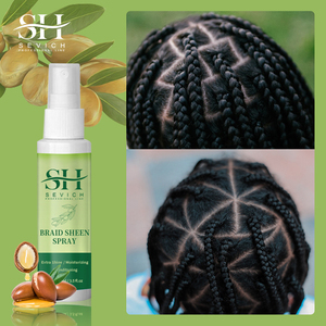 Private Label Venda Quente Azeite de Rícino Extra Forte Segure Rápido Seco Trança Sheen Spray Textura Spray - Product Image 2