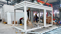 Maison mobile modulaire préfabriquée extensible et respirante LESEN pour hôtel, villa, camping et resort, au design moderne