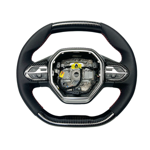 Offre Spéciale Usine : Volant en Cuir Perforé en Fibre de Carbone pour Dongfeng <span class=keywords><strong>Peugeot</strong></span> 408 <span class=keywords><strong>308</strong></span> 208 508 - Product Image 1