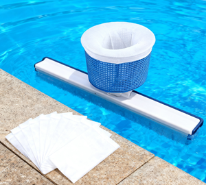 Premium Pool Skimmer Sock Filter Malla fina para escombros eficientes Captura de polen y cabello Ajuste universal - Product Image 5