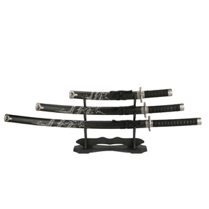 3 חתיכה להגדיר מותאם אישית oem עץ katana דקורטיביים דפוס דרקון עץ חרב צעצוע עבור הסיטונאי - Product Image 1