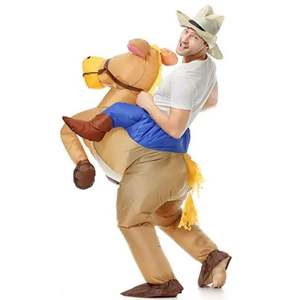 Blow up Party <span class=keywords><strong>Costume</strong></span> Adultes et Enfant <span class=keywords><strong>Cowboy</strong></span> Horse Rider Déguisement <span class=keywords><strong>Gonflable</strong></span> <span class=keywords><strong>Costume</strong></span> <span class=keywords><strong>Gonflable</strong></span> Halloween <span class=keywords><strong>Costume</strong></span> - Product Image 3