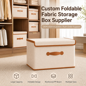 Foldable Oxford Clothes <strong>Storage</strong> Box <strong>Stackable</strong> Fabric Organizer Bin Large Capacity Dustproof <strong>Wardrobe</strong> Closet <strong>Storage</strong> with Lid - Product Image 2