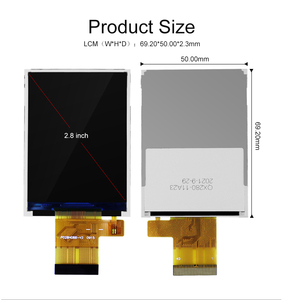 Polcd 2.8 ''inç 240*320 Tft renkli ekran ST7789V Ic MCU 16bit arayüzü FPC 40Pin Lcd ekran - Product Image 3