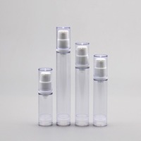 Flacon cylindrique à bec de canard de 5 ml/10 ml/12 ml/15 ml avec pulvérisateur à pompe pour lotion et sérum