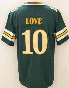 Camiseta Deportiva Verde Americana con Estampado para Estilo, Personalizable con Nombre y Número, Uniforme de Equipo para Aficionados y Entrenamiento, Unisex - Product Image 3