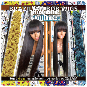 Gran oferta, peluca de pelo Remy brasileña Super doble dibujada, frente de encaje transparente, estilo recto <span class=keywords><strong>corto</strong></span>, pelo mixto rubio platino - Product Image 2