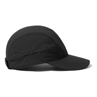 Casquette en nylon à visière incurvée, nouvelle, pas chère, pour le sport, l'extérieur, respirante, 5 panneaux, casquette de course en nylon, petite commande