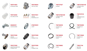 Resorte de Gas Duradero 700720031 para Componentes de Maquinaria Agrícola Esencial de Empacadoras AGCO MF2270 - 1 Año de Garantía - Product Image 3