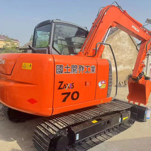 Miniexcavadora usada de Japón original Hitachi ZX70 de 7 toneladas con motor de caja de cambios - Product Image 1