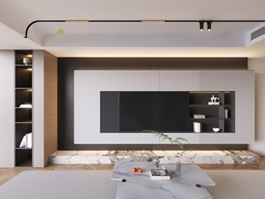 Muro <span class=keywords><strong>de</strong></span> TV y Consola Integrados para Hogar Inteligente, Unidad <span class=keywords><strong>de</strong></span> Elevación Motorizada para Equipos <span class=keywords><strong>de</strong></span> Diseño <span class=keywords><strong>de</strong></span> Hogares Inteligentes - Product Image 1