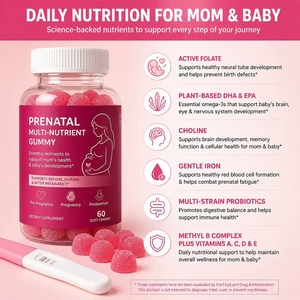 Gomitas de Apoyo a la Fertilidad Femenina de Marca Privada, Probióticos, Multivitaminas Prenatales, Equilibrio Hormonal, Salud Reproductiva - Product Image 2