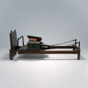 Nueva máquina de ejercicios Reformer Pilates Revestimiento de grano de madera Estudio Pilates Reformer Flexible Comercial Aluminio Pilates Reformer - Product Image 3
