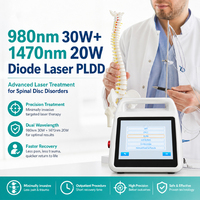 Décompression discale laser percutanée de la colonne vertébrale 1470nm+980nm, appareil laser PLDD pour la chirurgie laser du dos