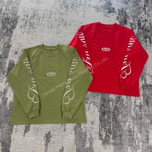 <span class=keywords><strong>T</strong></span>-<span class=keywords><strong>shirt</strong></span> à manches longues en coton 100% personnalisé MT1506, <span class=keywords><strong>t</strong></span>-<span class=keywords><strong>shirt</strong></span> uni, <span class=keywords><strong>t</strong></span>-<span class=keywords><strong>shirt</strong></span> à manches longues imprimé en sérigraphie pour hommes et femmes - Product Image 3
