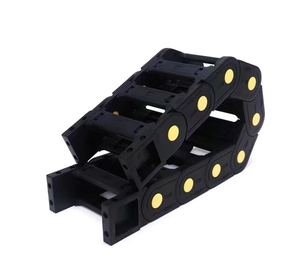 Cadena portacables de plástico Jflo serie 30, modelos 30X50, 30X75, 30X100, tipo puente con rodamientos, cadena de arrastre de plástico y nylon - Product Image 2