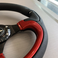 Volant de course universel 13 pouces en aluminium et PU pour voiture et jeux vidéo, idéal pour le drift - Vente en gros usine