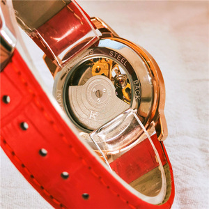 Orologio Meccanico Aokulasic Fashion con Diamanti, Orologio Meccanico Automatico da <span class=keywords><strong>Donna</strong></span> alla Moda Semplice Luminoso e Impermeabile - Product Image 4