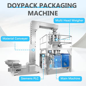 Máquina Envasadora de Papas Fritas Multifuncional Totalmente Automática, Máquina de Sellado y Llenado de Bolsas con Cierre Vertical para Galletas y Dulces - Product Image 3