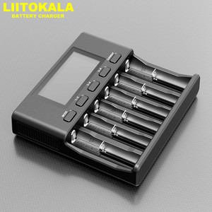 LiitoKala Chargeur de batterie à charge rapide à 6 emplacements pour batteries au lithium-ion rechargeables EU US UK Plug <span class=keywords><strong>Lii</strong></span> S6 Chargeur - Product Image 3