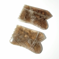 Appareil de médecine chinoise 2026, outil de massage portable en cristal de fumée pour Gua Sha