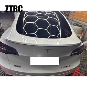 สปอยเลอร์หลังวัสดุคาร์บอนไฟเบอร์แท้แบบด้าน รุ่น OE สำหรับรถยนต์ Model Y ปี 2018-2024 - Product Image 2