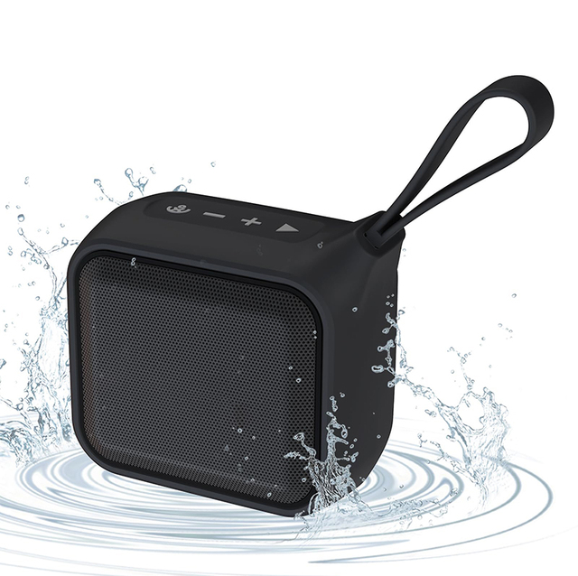 Portable IPX67 Waterproof Speaker With Microphone TF Card Playback BT Phone Function for Outdoor Travel & Camping