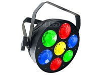 Éclairage de scène LED Par 7x40W Pixel DMX RGB DJ Disco Club Mariage Fête Parcan LED Plat Par Light
