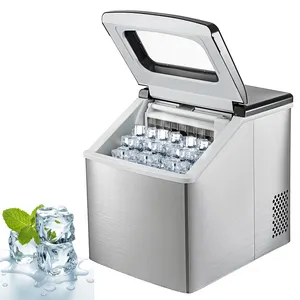 Machine à glace professionnelle, distributeur d'eau, pour remplissage manuel et remplissage automatique, appareil Portable avec écran LCD