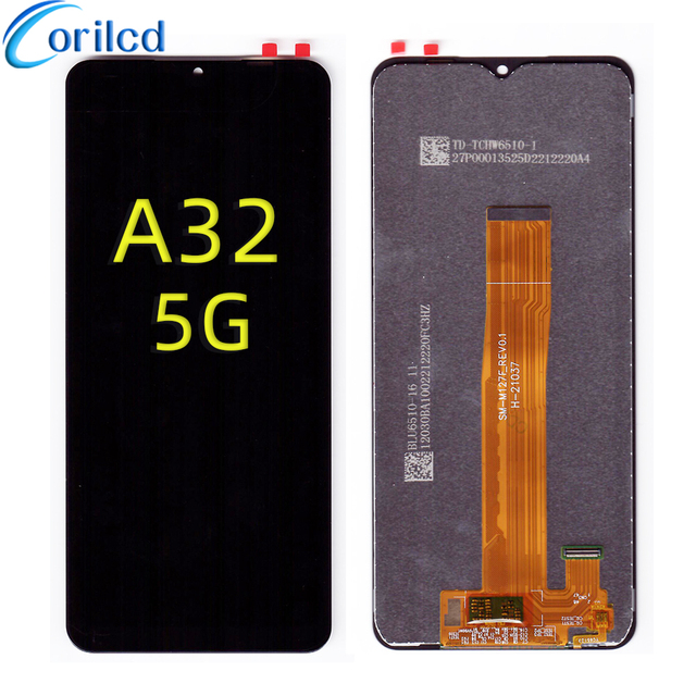 A32 5G Mobile Phone Front LCD Screen Display 6.5 Inches Touch Digitizer Assembly Replacement for Samsung Galaxy A32 INCELL