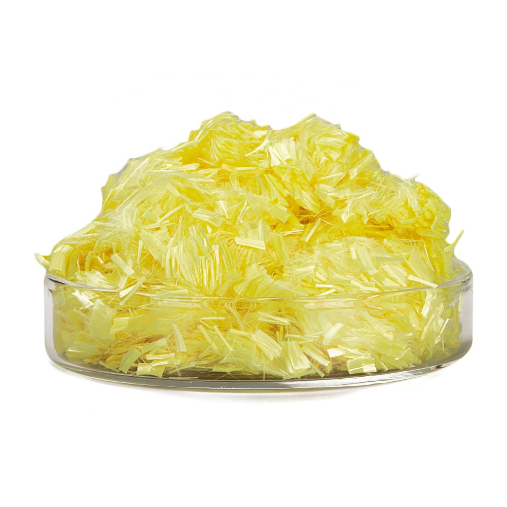 Теплостойкое параарамидное короткосрезанное рубленое волокно для усиления