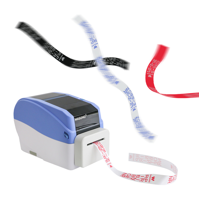 MASUNG Direct Thermal Wristband Printer MS-1740C Thermal Printer Label Printing Machine for Medical Wristband Printer