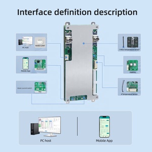 Sistema de Gestión de Baterías (<span class=keywords><strong>BMS</strong></span>) Inteligente XJ para 4S 6S 8S <span class=keywords><strong>13S</strong></span> 16S 17S 20S 24V 36V <span class=keywords><strong>48V</strong></span> 40A <span class=keywords><strong>60A</strong></span> 80A 100A 120A LifePO4 LFP NMC de Iones de Sodio - Product Image 4