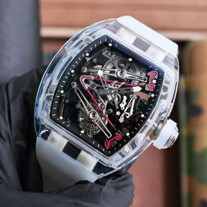 Reloj Mecánico Automático para Hombre con Caja Transparente Blanca y Diseño Elegante - Product Image 2