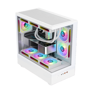 Model 270 No A-pillar Computer <strong>case</strong> EATX/ATX White Sea View Room 360 Water-cooled White <strong>case</strong> Desktop - Product Image 6