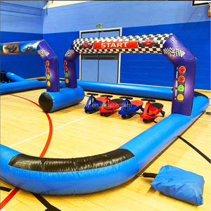 Parc d'attractions gonflable en PVC, voitures tamponneuses gonflables, pistes de course de voitures, <span class=keywords><strong>zone</strong></span> de rotation pour enfants - Product Image 5