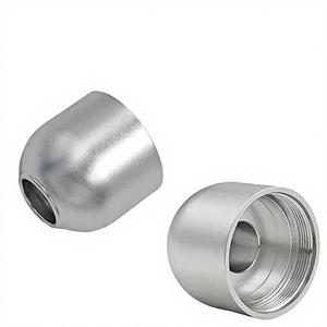 Réceptacle à filetage interne en acier inoxydable usiné CNC avec capacités de perçage et de brochage - Product Image 2