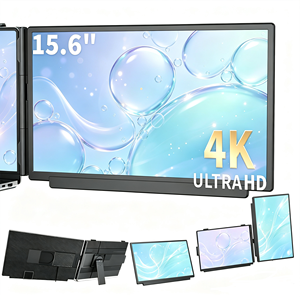 จอแสดงผลพกพา 4K สำหรับผู้สร้างเนื้อหา ช่างภาพ จอภาพพกพาขนาด 15.6 นิ้ว สำหรับ <span class=keywords><strong>MacBook</strong></span> Pro <span class=keywords><strong>Air</strong></span> สำหรับงานผลิตวิดีโอ - Product Image 1