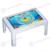 Table de jeu éducative interactive avec écran tactile LCD multicolore et haut-parleur intégré, montée sur table pour l'apprentissage des enfants
