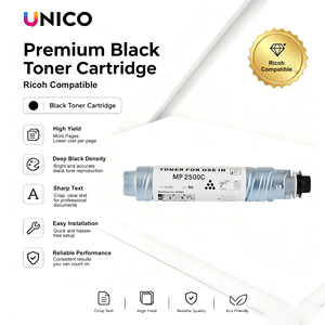 Cartouche de toner UNICO MP2500 pour <span class=keywords><strong>imprimante</strong></span> <span class=keywords><strong>Nashuatec</strong></span> MP2500 2500SP Savin 7025 7025SPF - Product Image 3